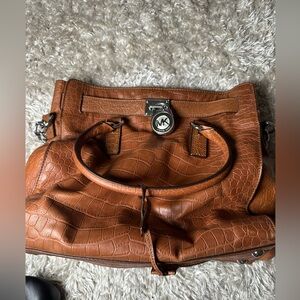 Michael Kors Brown Leather Handbag